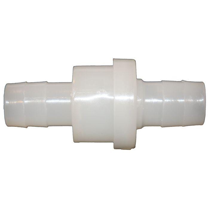 Aquaforte Pièces PP/PE Clapet anti-retour pour flexible PP blanc