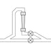 Aquaforte Pieces PVC Débitmètre ECO PVC - À coller - Sous pression