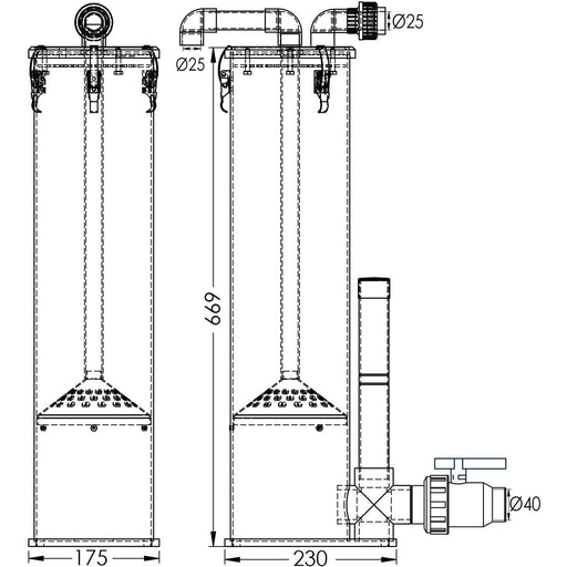 Aquaforte Ecumeur de protéine Tornado III - Aquaforte 8717605128191 SB926