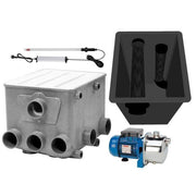 Aquaforte Filtres à tambour Filtre AFT-1 + Pompe de rincage + UV submersible 40W + Chambre Bio Filtre à tambour AFT-1 avec couvercle - AquaForte SK838