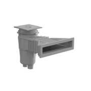 Aquaforte Skimmers Gris Skimmer NORM 17,5L vis métrique - Skimmer de paroi 56176CL129