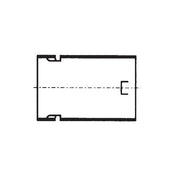 Aquaforte Pièces pour drainage Manchon et réduction à encliqueter PVC pour tuyau de drainage