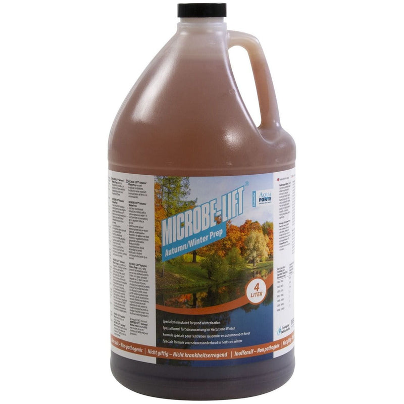 Aquaforte Bactéries Microbe-Lift Automne/hiver 4 litres - Formule spéciale pour l'automne et l'hiver 97121200532 SC784