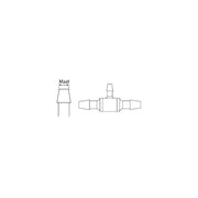 Aquaforte Pièces PP/PE Pièce en T réduction pour flexible PP blanc