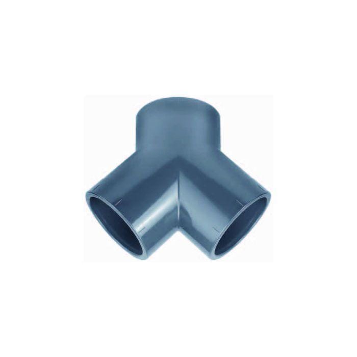 Aquaforte Pieces PVC Pièce en Y PVC - À coller - Sous pression