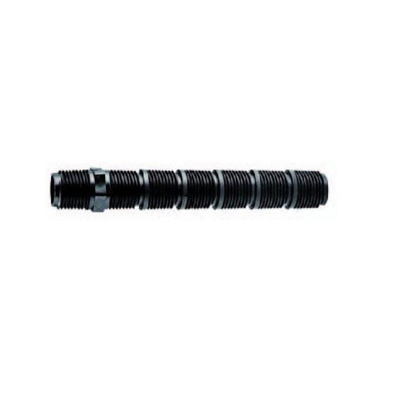 Aquaforte Pièces PP/PE Tube de rallonge PP noir - À filet