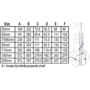Aquaforte Pieces PVC Vanne guillotine type VALTERRA PVC - À coller - Sous pression