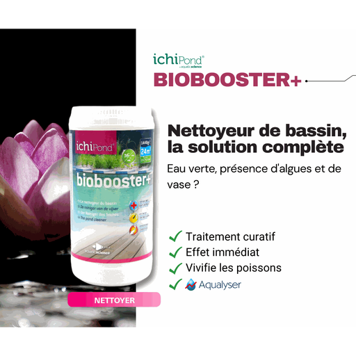 Aquatic Science Produits d'entretien Biobooster+ pour 12m³ - Le nettoyeur du bassin 5425009253588 NEOBBP012B