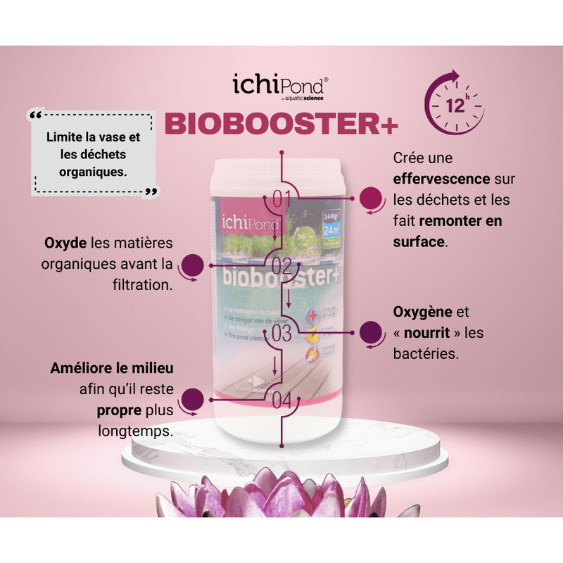Aquatic Science Produits d'entretien Biobooster+ pour 500m³ - Le nettoyeur du bassin - Contre les algues et la vase 5425009253618 NEOBBP500B