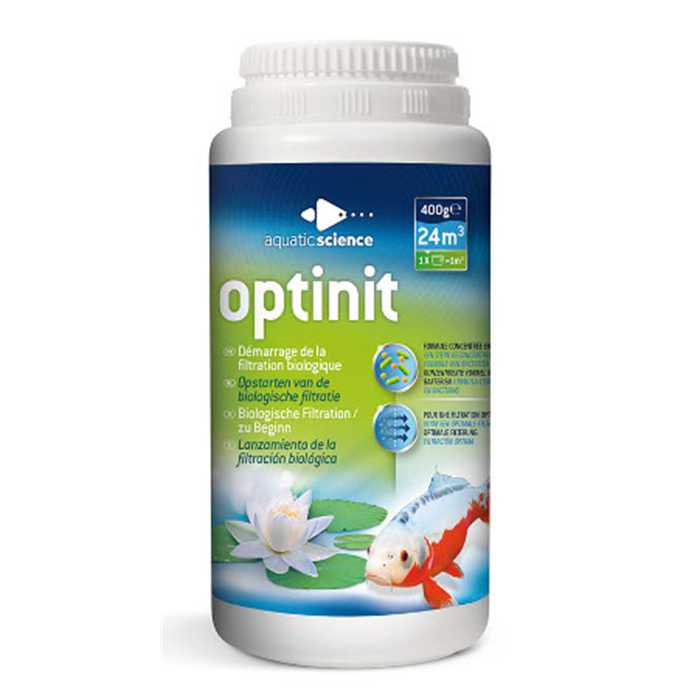 Aquatic Science Qualité d'eau Optinit 24000 L - Bactéries d'activation pour filtre de bassin 5425009250501 NEONIT024B