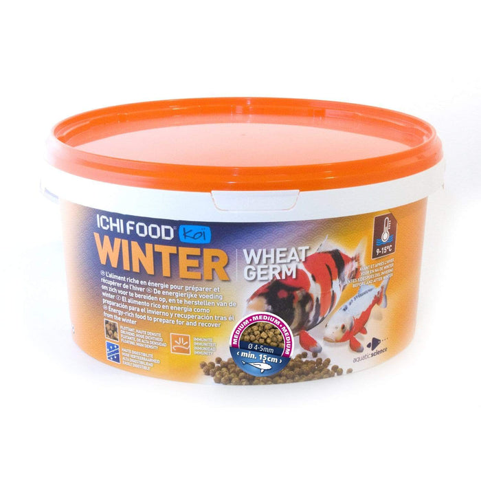 Aquatic Sciences Nourriture Ichi Food Winter Coulante - Medium 4-5mm 1kg - Aliment riche en énergie pour période hivernale ICFWIN401N