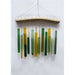 Aquigarden Décoration GLAS WIND CHIME ORTHOGON FOREST COLORS 44 CM 4250594764864 G-WC-SRECTANGLE026G