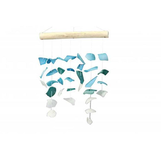 Aquigarden Décoration GLASS WIND CHIME HANGING ON STICK 4CM 4250594771015 G-WC-BEACH029BLU