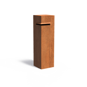 Aquigarden Ivar - Boite aux lettres en acier corten très élégante - 1.2m x 0.35m x 0.35m IVC1.1