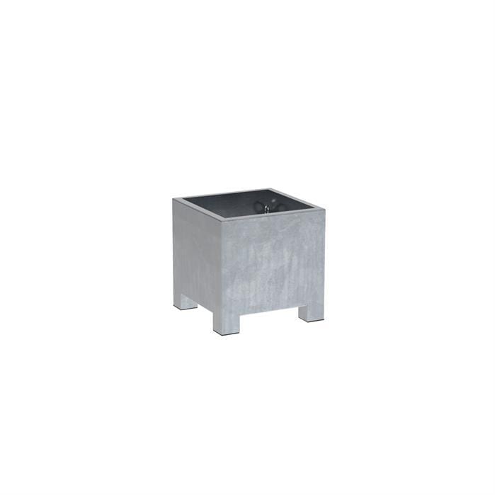 Aquigarden Jardinière en acier galvanisé - Vadim 0.6m x 0.6m x 0,6m vs8