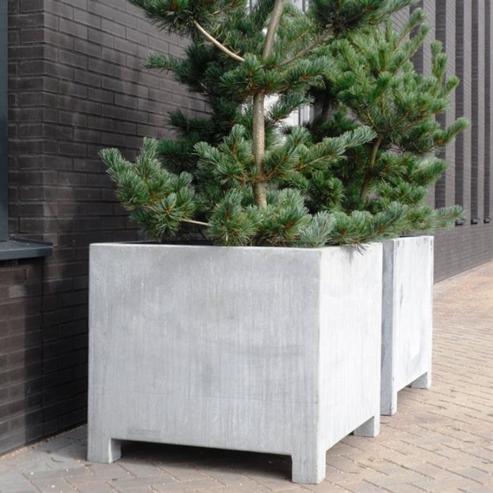 Aquigarden Jardinière en acier galvanisé - Vadim 1.2m x 1.2m x 0,8m vs4.1