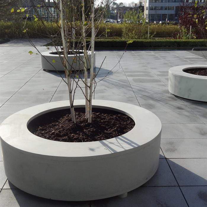 Aquigarden Jardinière en béton polymère - Banco 1m x 1m x 0,8m bt5.1