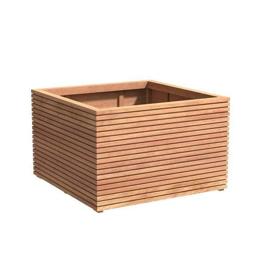 Aquigarden Jardinière en bois exotique - Malaga Rhombus 1.2m x 1.2m x 0.74m HRS4.1