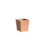 Aquigarden Jardinière en bois exotique - Sevilla Effilé 0.5m x 0.5m x 0.57m HO8