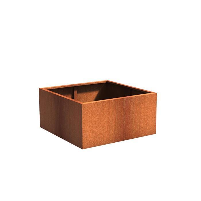 Aquigarden Jardinière en corten - Andes carré 1.2m x 1.2m x0.6m ca4.2