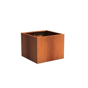 Aquigarden Jardinière en corten - Andes carré 1m x 1m x0.8m ca5.1