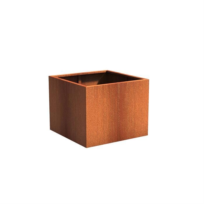 Aquigarden Jardinière en corten - Andes carré 1m x 1m x0.8m ca5.1