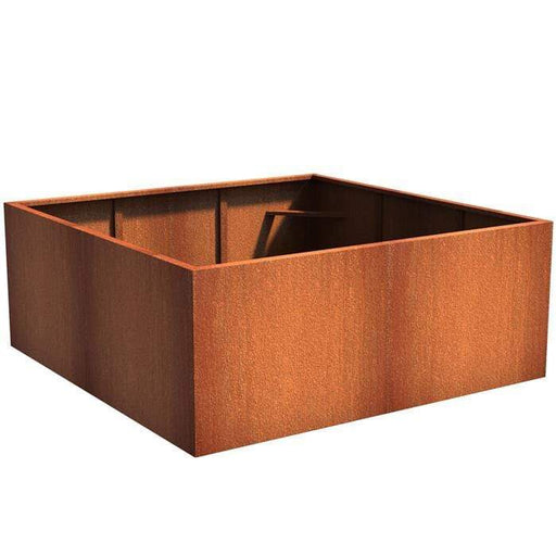 Aquigarden Jardinière en corten - Andes carré 2m x 2m x 0,8m ca1.1