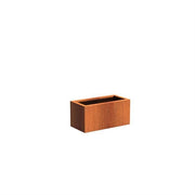 Aquigarden Jardinière en corten - Andes rectangulaire 0.8m x 0.4m x 0.4m ca25.4