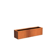 Aquigarden Jardinière en corten - Andes rectangulaire 1.5m x 0.4m x 0.4m 25.1