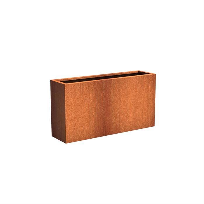 Aquigarden Jardinière en corten - Andes rectangulaire 1.5m x 0.4m x 0.8m ca24.1