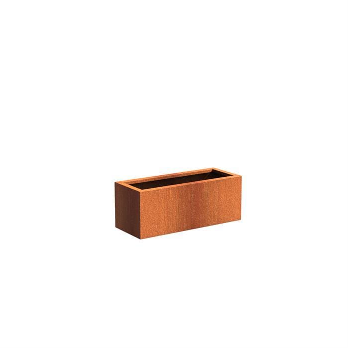 Aquigarden Jardinière en corten - Andes rectangulaire 1m x 0.4m x 0.4m ca25.3