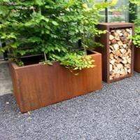 Aquigarden Jardinière en corten - Andes rectangulaire 2m x0.5m x0.6m ca22