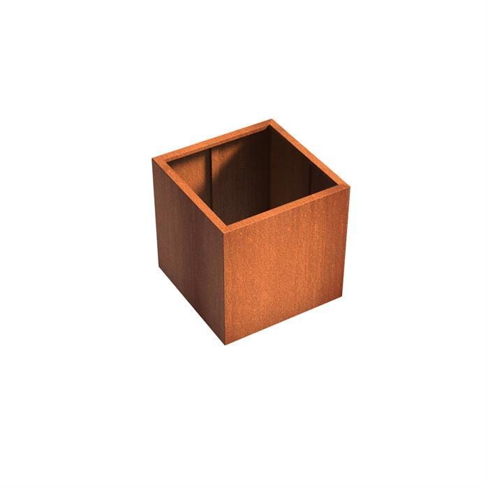 Aquigarden Jardinière en corten - Andes sans fond 0.8m x 0.8m x 0.8m CAW6.1