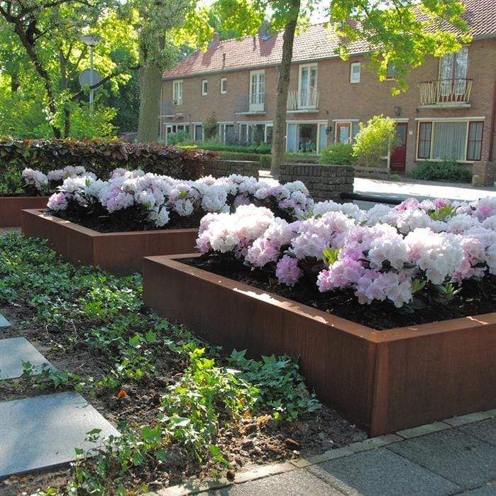 Aquigarden Jardinière en corten - Andes sans fond 1.2m x 1.2m x 0.6m CAW4.2