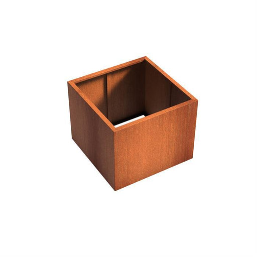 Aquigarden Jardinière en corten - Andes sans fond 1m x 1m x 0.8m CAW5.1