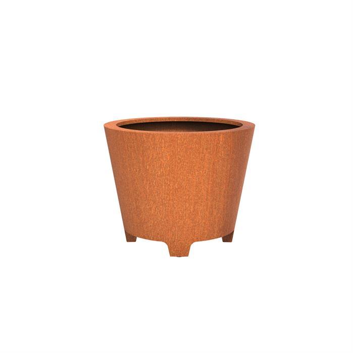Aquigarden Jardinière en corten - Cado avec pieds 1m x 0.8m CCP5.1