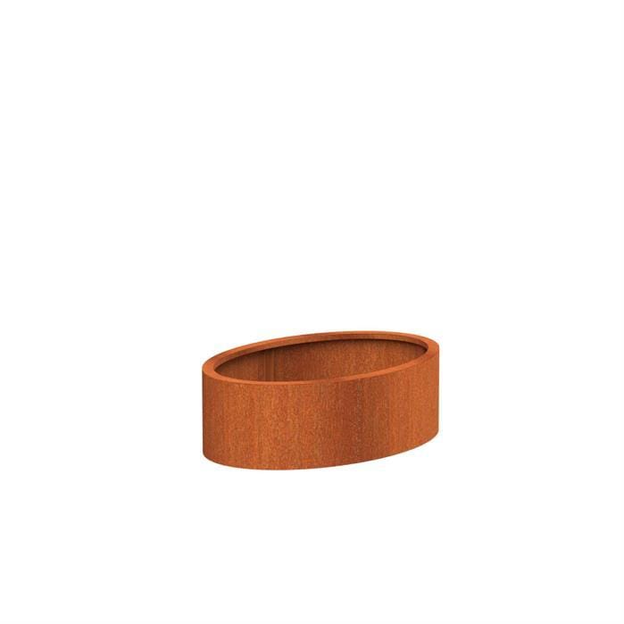 Aquigarden Jardinière en corten - Ellipse 1.2m x 0.8m x 0.4m CEL6