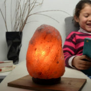 Aquigarden Lampe en Cristal de Sel d'Himalaya de 2 à 3 kg