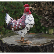 Aquigarden Poule en métal recyclé - 36x16x29 Cm MD18983