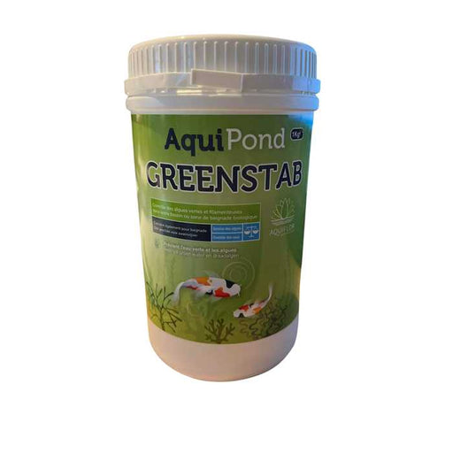 Aquipond 1KG Aquipond Greenstab - Traitement naturel contre les algues du bassin M8717591050506 M8717591050506