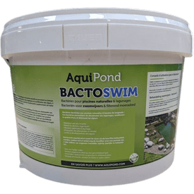 Aquipond Aquipond BactoSwim - 5Kg - Permet de réduire la vase en piscine naturel - Pour piscine de 25 à 50M² Bactoswim5