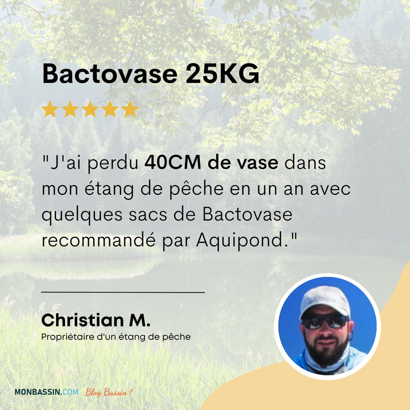 Aquipond Aquipond Bactovase - 1Kg - Permet de réduire la vase en étang naturel BactoVase1