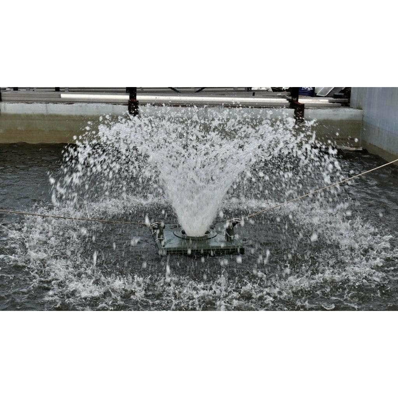 Aquitechnics Aérateurs de bassin Flosub 0.50CV - Aérateur de surface flottant à fort apport en oxygène