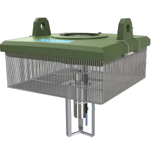 Aquitechnics Aérateurs de bassin Flosub 1CV 1phase + Grille inox 5mm Flosub 1CV - Aérateur de surface flottant à fort apport en oxygène
