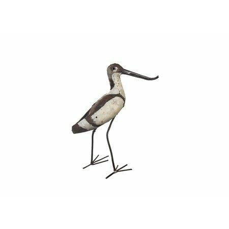 Arrosoir & Persil Avocette - Oiseau décoratif en métal recyclé 12003