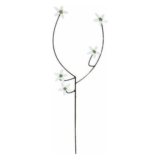 Arrosoir & Persil Fleur blanche - Végétal décoratif en métal recyclé 18008