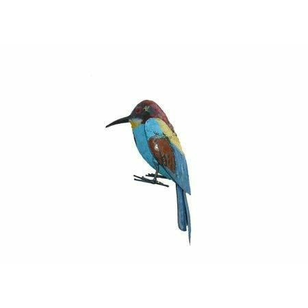 Arrosoir & Persil Guépier - Oiseau décoratif en métal recyclé 12018