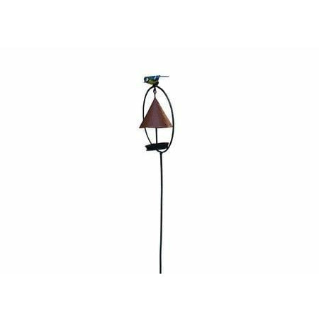 Arrosoir & Persil Mangeoire sur pied rouge mésange - Accessoire décoratif pour oiseaux 20004
