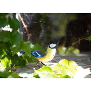 Arrosoir & Persil Mésange - Oiseau décoratif en métal recyclé 11008