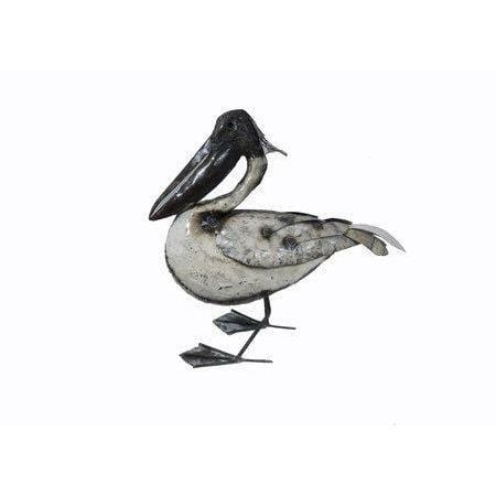 Arrosoir & Persil Pélican - Oiseau décoratif en métal recyclé 12032